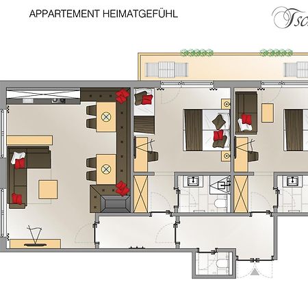 Chalet Tschallener Ried im Oberinntal Luaran gambar