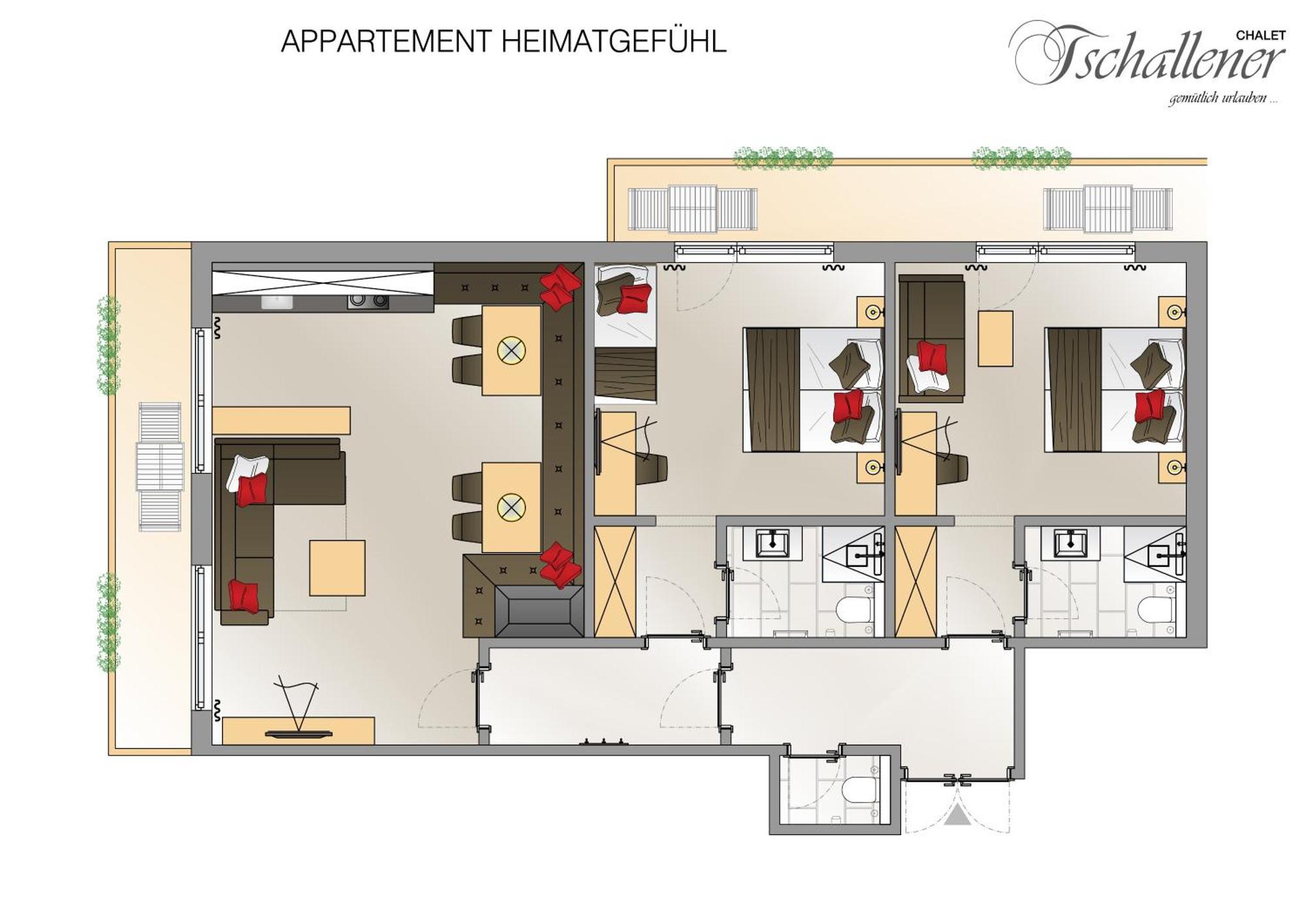 Chalet Tschallener Ried im Oberinntal Luaran gambar